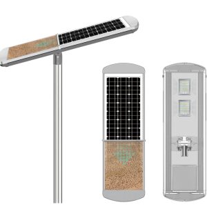 Lighteme 2400w Self Cleaning Solar Street Light Diecast Aluminum