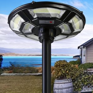 Lighteme 1500W Solar UFO Motion Sensor All in one Solar Garden Street Light With Remote Control