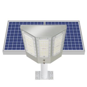 Lighteme 8000W Aluminum Frame Solar Street Lights Outdoor Motion Sensor. Dusk to Dawn 200000LM with Remote Control