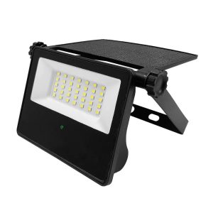 Lighteme 2-Pack Solar Outdoor Lights. Metal Solar Security/Flood Lights .2000LM Motion Sensor