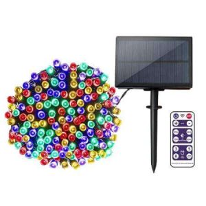 Lighteme Premium Multi-Color LED Solar Christmas lights with Remote
