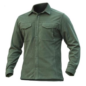 Lighteme Tactical Men's Long Sleeve Shirt. Stretch Fabric. Warm Jacket For Winter