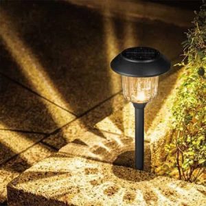 Lighteme Solar LED Pathway Lights. Oil-Rubbed Bronze (6 Pack)