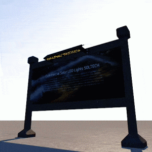 Lighteme | 180° Adjustable Billboard Down Light | 18W/2250LM. 36W/4500LM Options