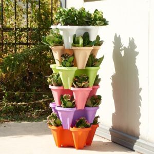 Lighteme The ultimate space-saving. vertically stackable flower tower