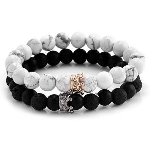 Lighteme Magnetic King & Queen Partner Bracelets (2PCS)