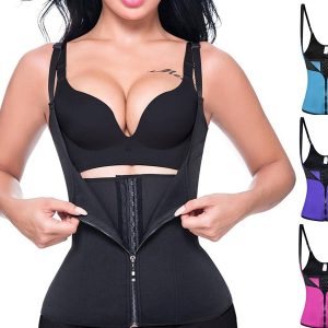 Lighteme Waist Trainer Body Shaper ~ Zip Up Corset Vest!