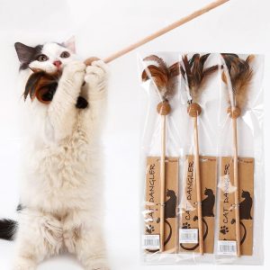 Lighteme Bell Feather Cat Teaser Toy