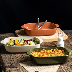Lighteme Ceramic Baking Dish With Lid