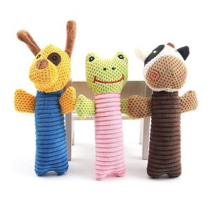 Lighteme Chew Squeaky Plush Dog's Toy (3 colors)