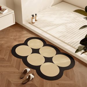 Lighteme Circle Color Matching Diatom Mud Bath Mat