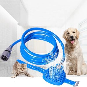Lighteme Dog Shower Sprayer Bath Massage Glove