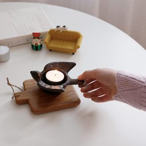 Lighteme Iron Bird Shaped Candle Holder
