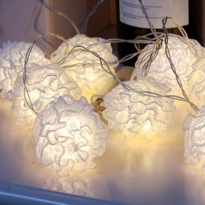 Lighteme LED Macrame Ball String Lights