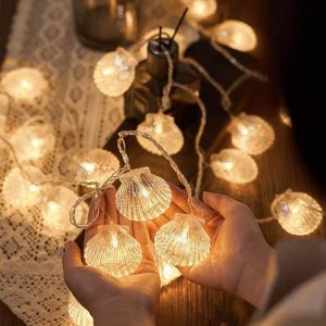 Lighteme LED Romantic Fluorescent Shell String Light