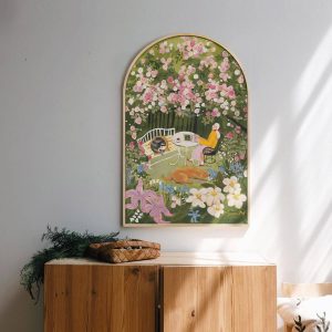 Lighteme Landscape Arched Canvas Art Painting