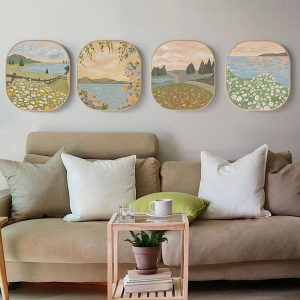 Lighteme Pastoral Home Canvas Art Painting