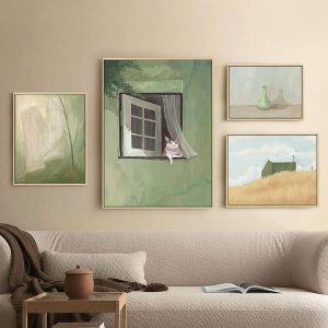 Lighteme Pastoral Small Fresh Canvas Art Painting