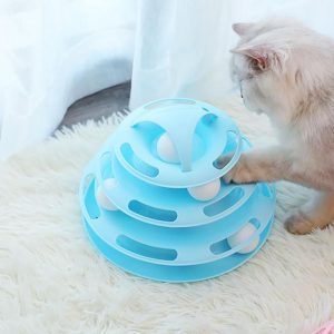 Lighteme Pet Cat Interactive Toy Four-Layer Turntable (2 colors)