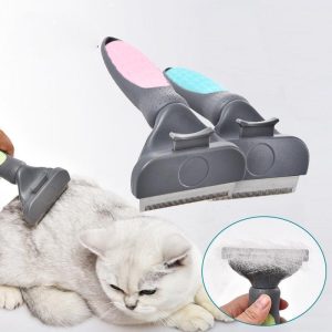 Lighteme Pet Hair Removal Brush Shedding Trimmer Comb (3 colors)