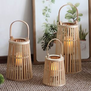 Lighteme Portable Bamboo Candle Holder