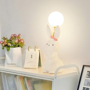 Lighteme Rabbit Feather Table Lamp