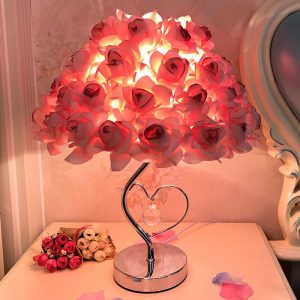 Lighteme Rose Crystal Desk Lamp