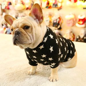 Lighteme Stars O-neck Knitting Dog Clothing (2 colors & 4 sizes)
