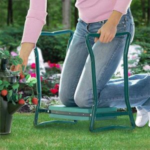 Lighteme the ultimate 2-in-1 kneeling bench with high comfort and tool pockets