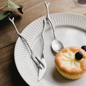 Lighteme Twig Stainless Steel Dessert Spoon