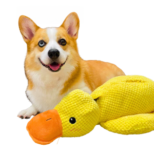 Lighteme Durable Duck Dog Toy for High-Energy Chewers