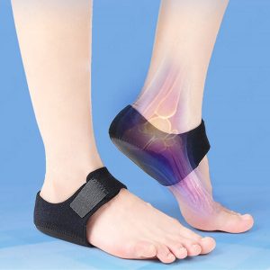 Lighteme Adjustable Cushion heel protector wrap with Breathable Inserts (1 Pair)