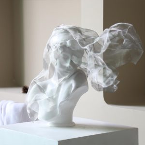 Lighteme Veil Girl Resin Decoration