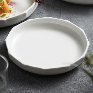 Lighteme Vertical Ceramic Soup Plate