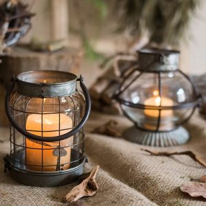 Lighteme Vintage Iron Portable Candle Holder