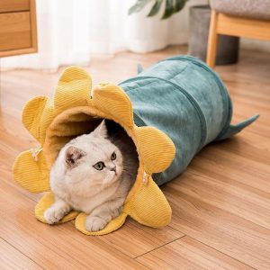 Lighteme Washable Corduroy Cat Toy Hideaway Tunnel (3 colors)