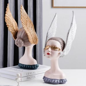Lighteme Wing Girl Resin Decoration