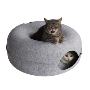 Lighteme Cozy Cat Tunnel Bed for Play and Rest