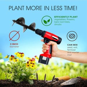 Lighteme Gardening Drill Bit Set