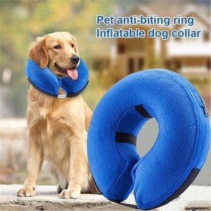Lighteme Dog Pet Collar Inflatable Anti-bite Injury Recovery Neck Protective Surgery Cone