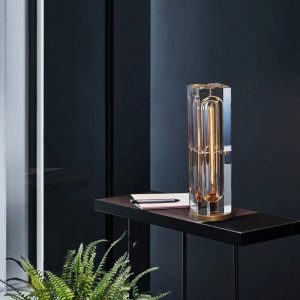 Lighteme Square Crystal Table Lamp