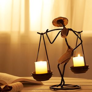 Lighteme Retro Iron Candle Holder